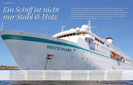 MS Deutschland Welcome Aboard