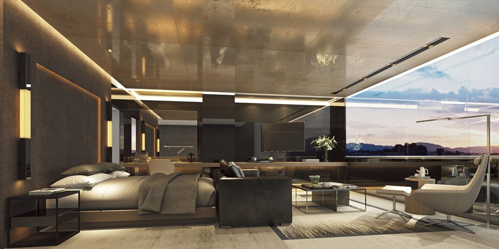 Penthouse Suite der "Scenic Eclipse".