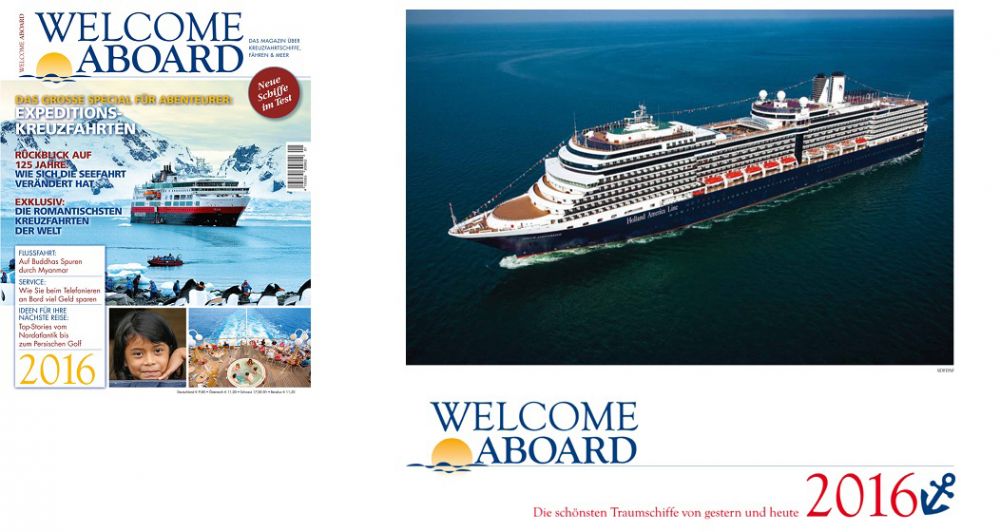 Kreuzfahrtmagazin Welcome Aboard 2016